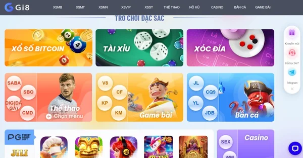 Lô đề Gi8 xổ số hấp dẫn từ các con số mỗi ngày, cơ hội nhận giải thưởng khủng