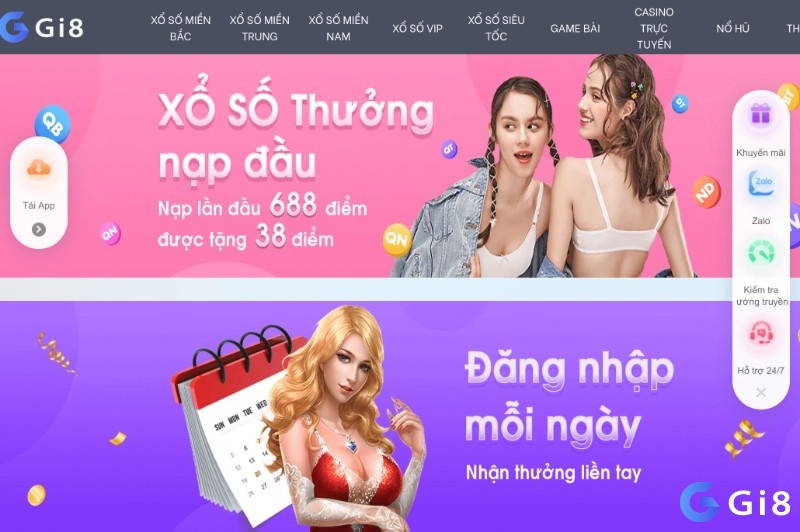 Gi8: Địa chỉ chơi lô đề tỉ lệ 1 ăn 99 cực hấp dẫn