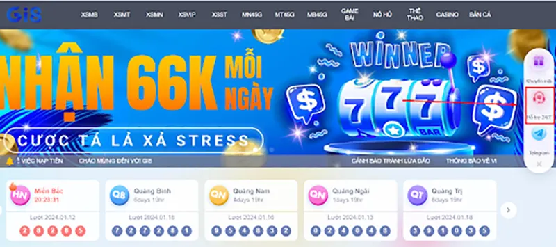 Hướng dẫn tìm mục hỗ trợ 24/7 trên website Gi8.press