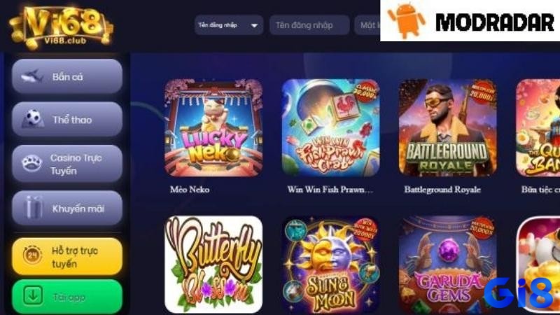 Đặc điểm nổi bật của cổng game Vi68