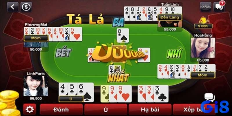 Ù bài khi sở ữu 3 phỏm trong game bài phỏm