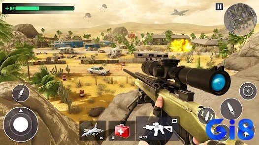 Game bắn tỉa online chân thực, hiệu ứng đạn, gió và nhịp thở ảnh hưởng từng phát bắn