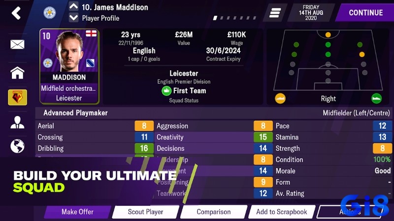 Football Manager cho phép người chơi thỏa sức quản lý đội bóng và trải nghiệm cảm giác huấn luyện viên chuyên nghiệp.