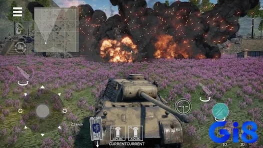 War Thunder là game nhâp vai PC cho phép người chơi lái những chiến cơ hạng nặng đầy thú vị