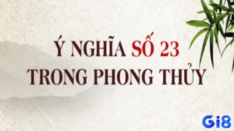 Số 23 thường được liên tưởng đến may mắn, tài lộc và năng lượng thịnh vượng trong phong thủy.