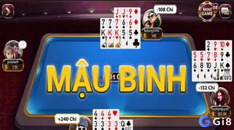 Khám phá game bài mậu binh đổi thưởng cùng Gi8 ngay nhé!