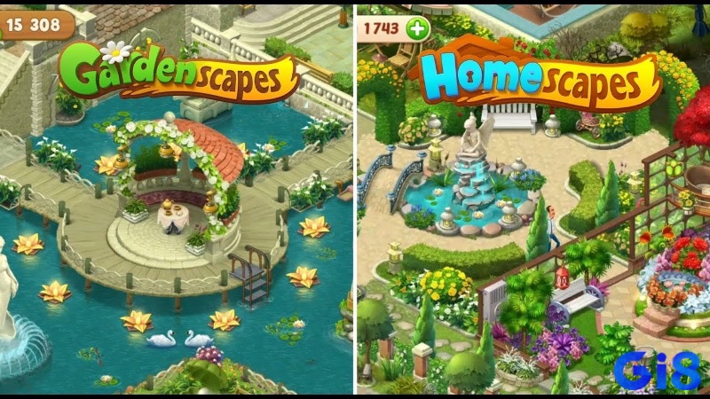 Người chơi Việt trải nghiệm Gardenscapes và Homescapes trên iOS, vừa giải đố ghép 3 vừa trang trí không gian ảo, mang lại cảm giác thư giãn và sáng tạo