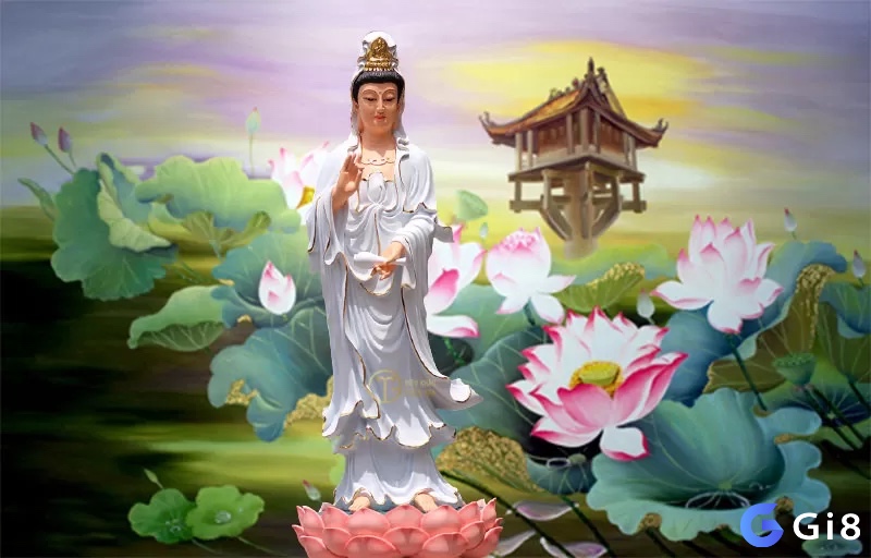 Phật tọa sen – biểu tượng cho sự thanh tịnh, giác ngộ và tự do tâm linh.