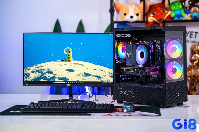 Cấu trúc cơ bản của một bộ PC gaming full bộ gồm toàn bộ thiết bị cần thiết để chơi game ngay.