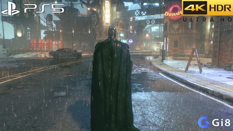 Kỹ thuật dựng cảnh mang lại diện mạo Gotham sống động với mật độ chi tiết cao.