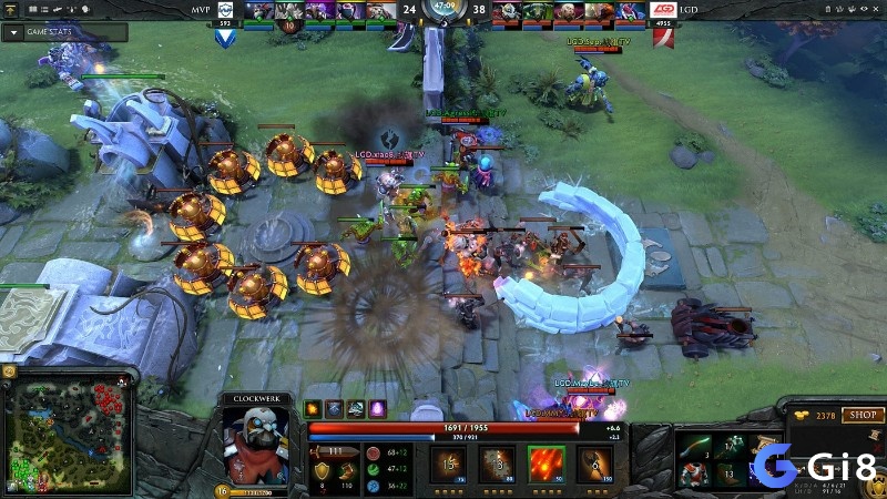 Dota 2 gây ấn tượng bởi độ tự do build đa dạng cùng những pha giao tranh mang tính nghệ thuật cao