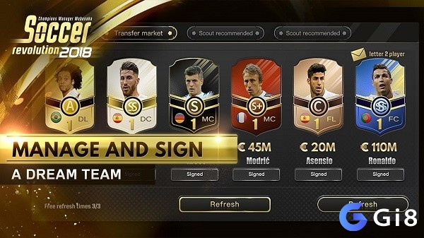 Football Revolution hướng tới trải nghiệm đấu trí căng thẳng với nhiều lựa chọn chiến thuật và nâng cấp đội hình hấp dẫn