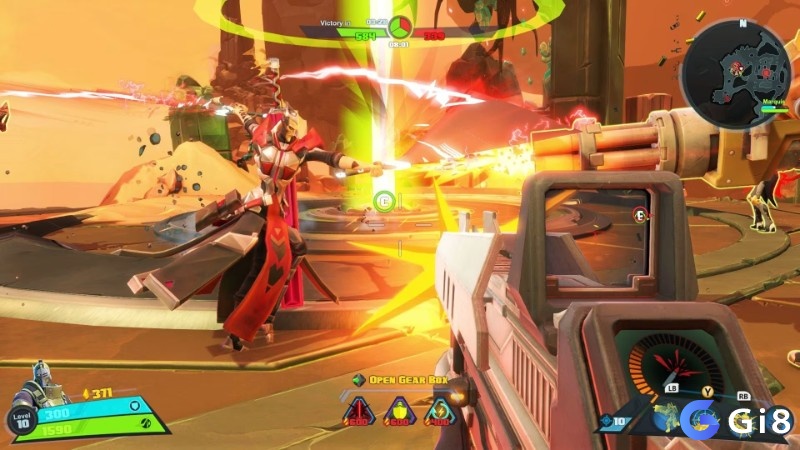 Battleborn tạo khác biệt bằng hệ thống lên cấp trong trận và lối chơi đậm chất MOBA