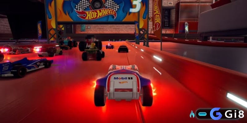 Đoạn thẳng tăng tốc trong Hot Wheels Unleashed