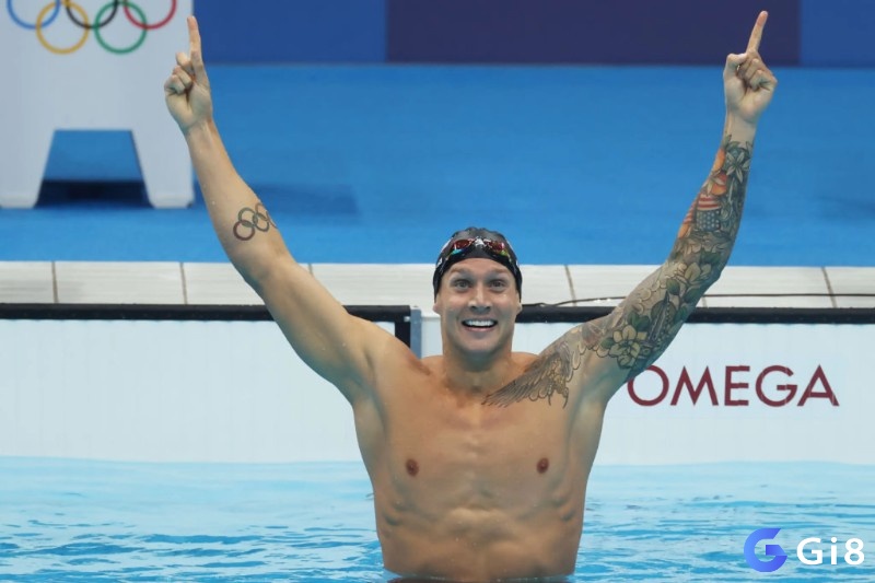 Caeleb Dressel vận động viên bơi lội nổi tiếng của Mỹ