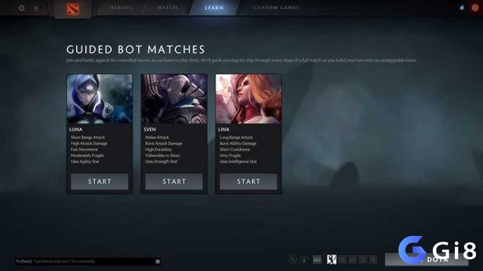 Đánh bot giúp người mới Dota 2 luyện kỹ năng trong môi trường ít áp lực hơn